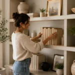 A Simple Styling Trick for a Better-Looking Bookshelf The $15 Styling Trick That Fixes Any Bookshelf Instantly