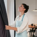 How to Hang Curtains to Make Ceilings Look Taller The $35 Curtain Upgrade That Makes 9-Foot Ceilings Look Like 12 Feet