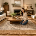 The Cheap Rug Layering Trick Designers Use to Make Any Floor Look High End