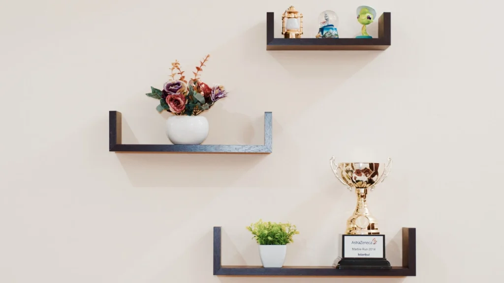 Install Floating Shelving Units Upward