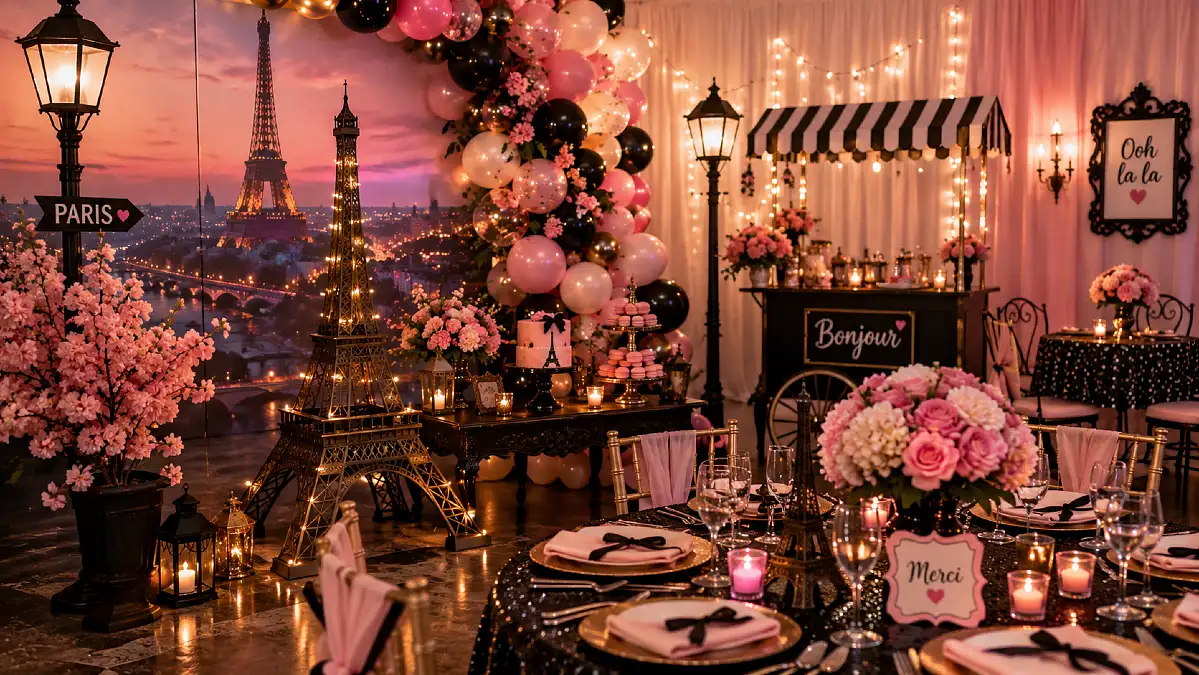19 Paris Party Decor Ideas That Transport Your Guests Straight to the Eiffel Tower