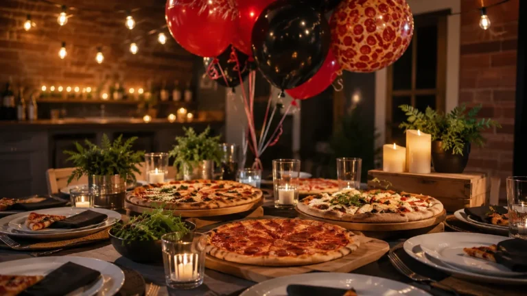 18 Pizza Party Decor Ideas That Make Friday Night Feel Like a Five-Star Event