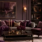 19 Plum Home Touches Create Rich Moody Interiors 19 Plum Home Touches Create Rich Moody Interiors