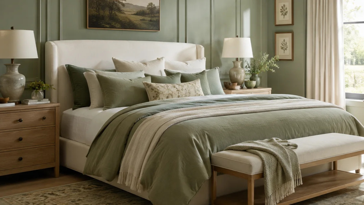 21 Dreamy Sage Green Bedroom Ideas That Are Calm, Cool, and Evergreen