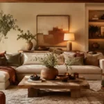 21 Earth Tone Living Rooms Feel Warm, Grounded and Stylish
