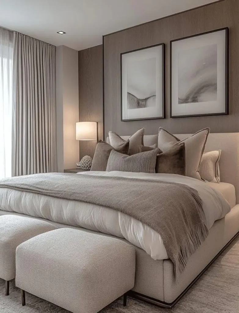 A Polished Taupe and Greige Retreat