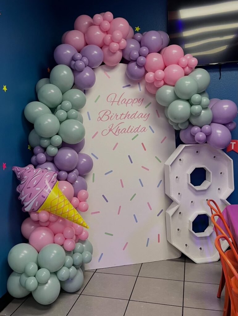 Balloon Garland Photo Wall