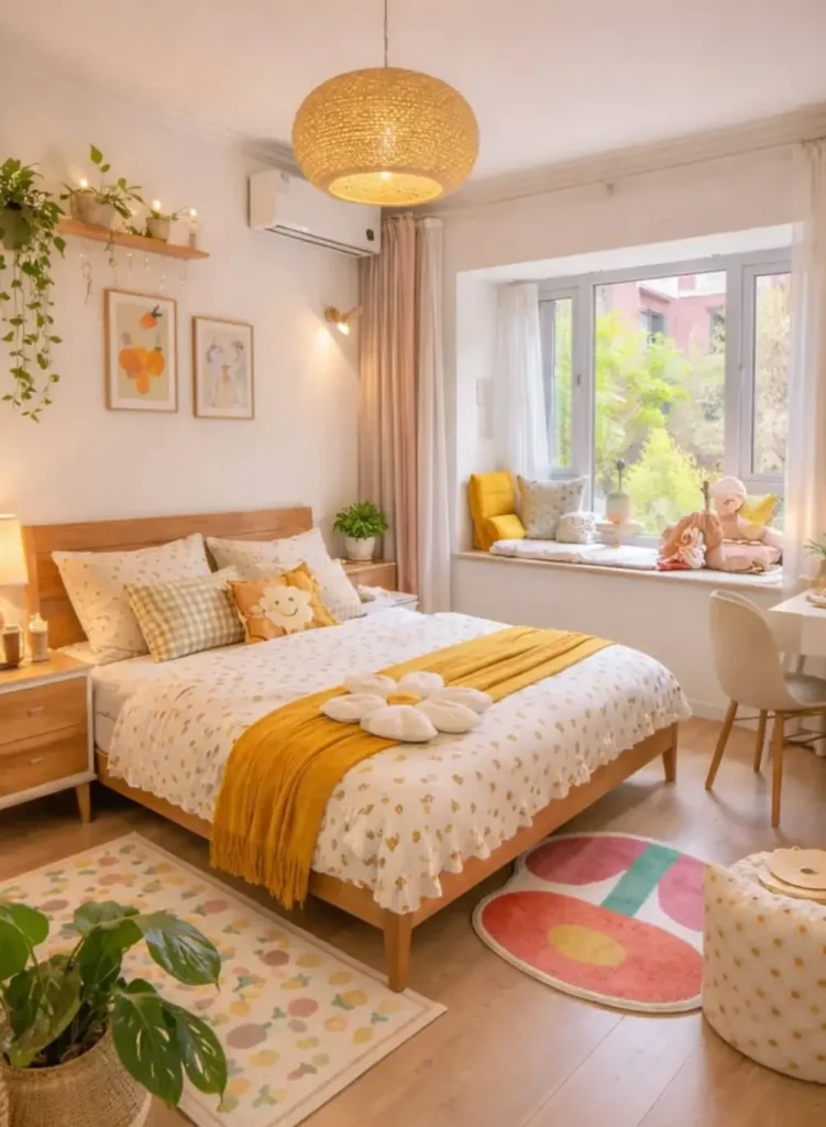 Bright Earth Tones and Soft Layers