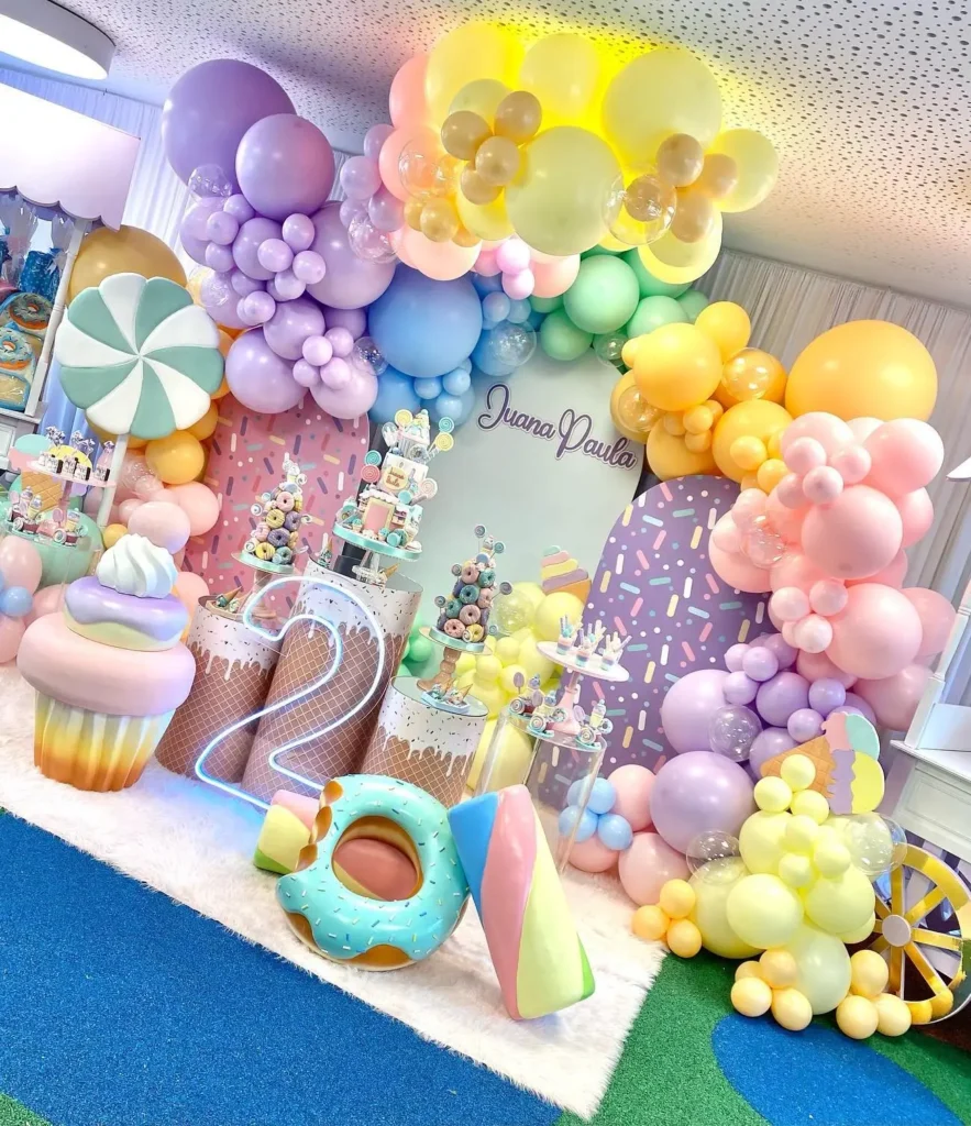 Candy Dessert Table Setup
