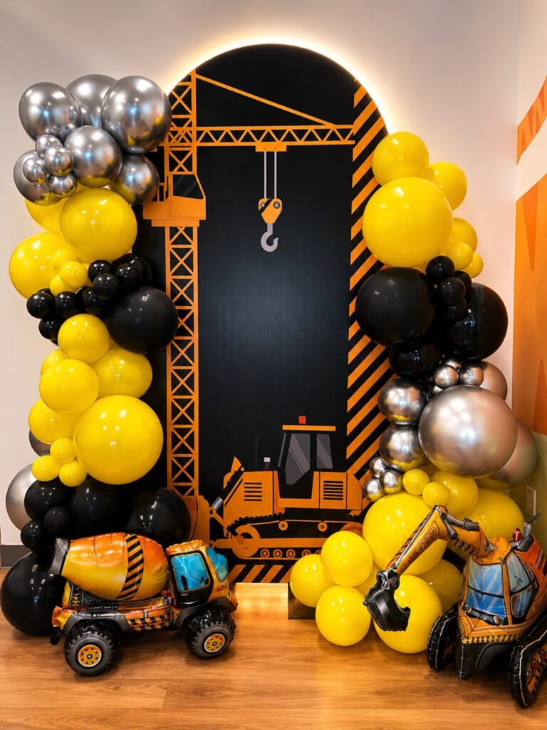 Chrome Balloon Garland
