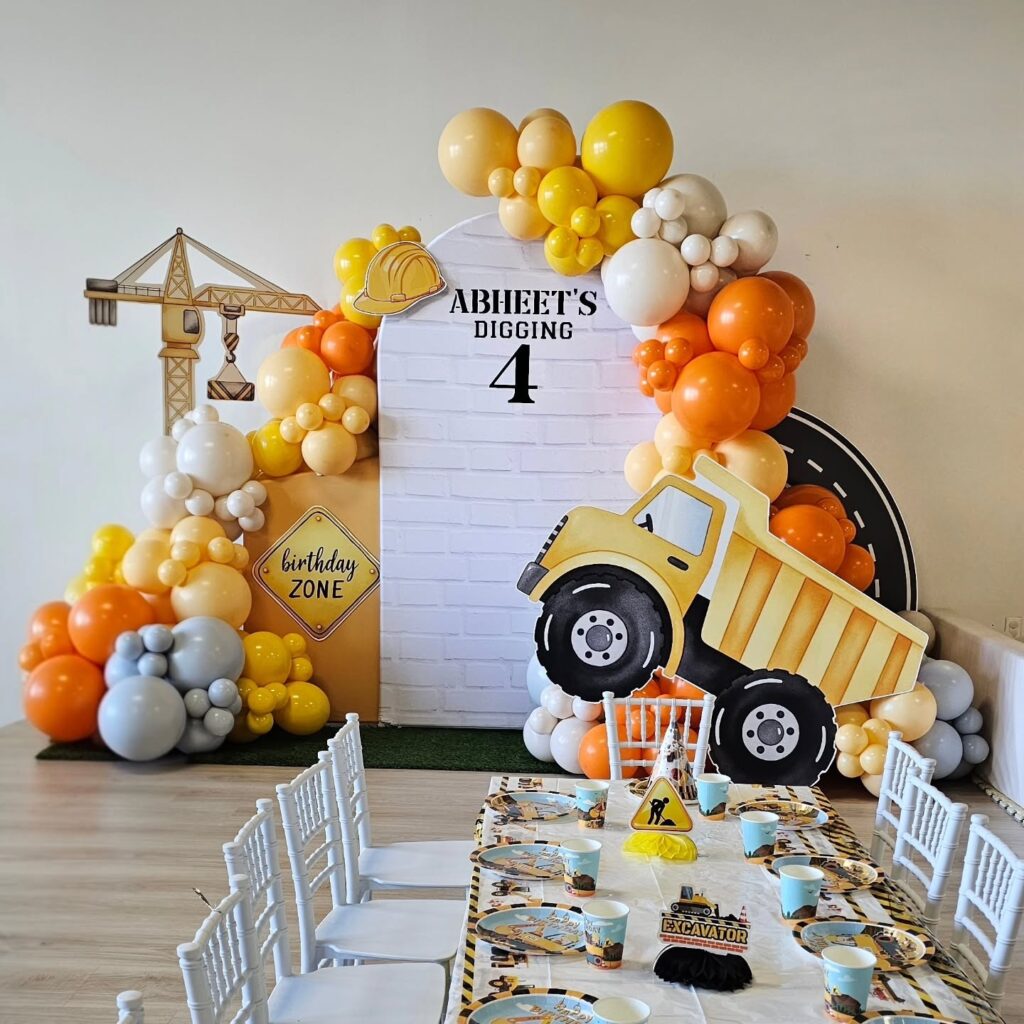 Construction Birthday Zone