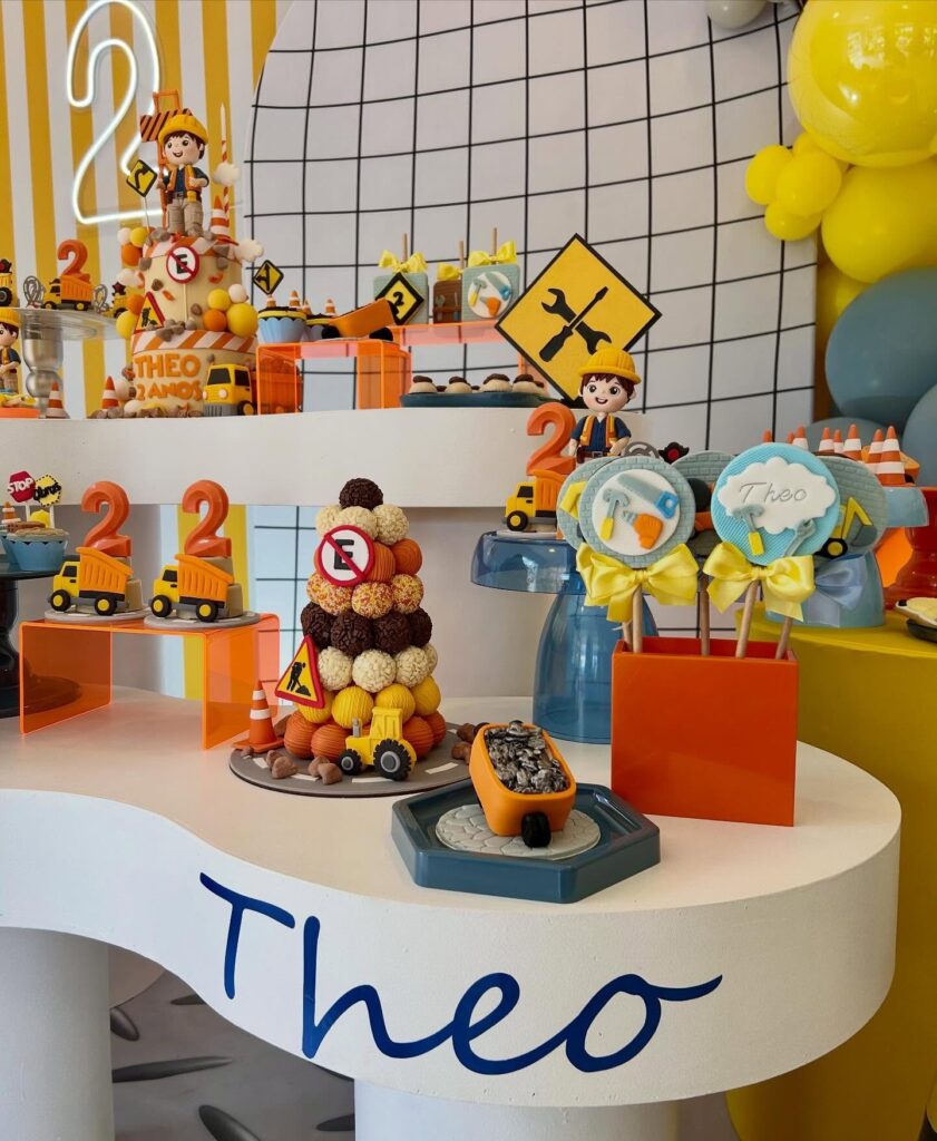 Construction Themed Dessert Table