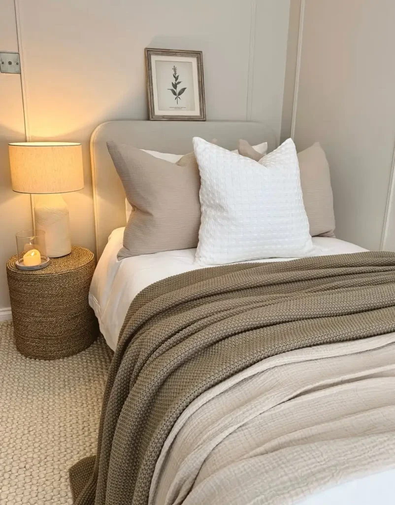 Cozy Neutral Textures in Small Spaces