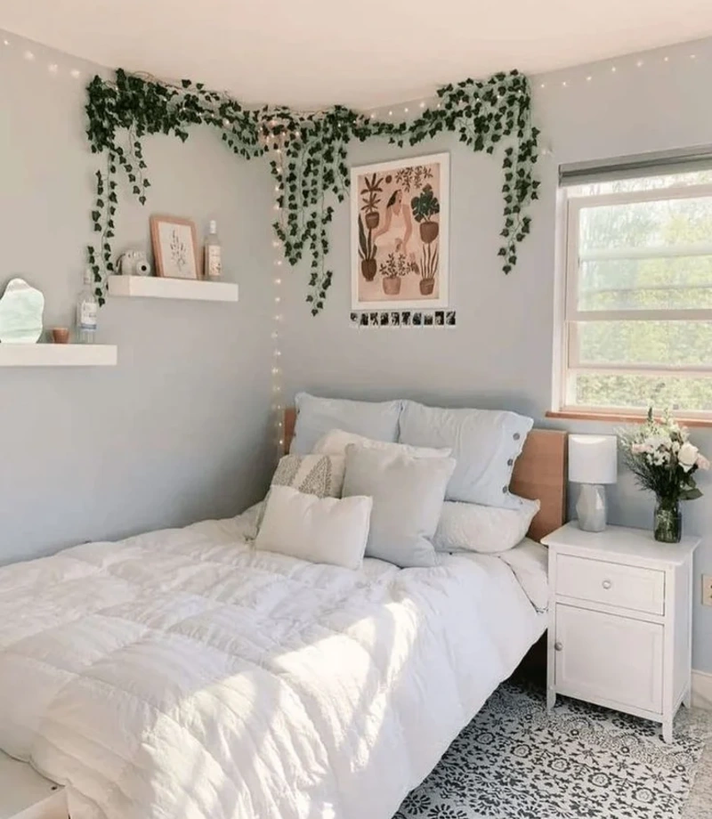 Crisp Whites and Trailing Vines