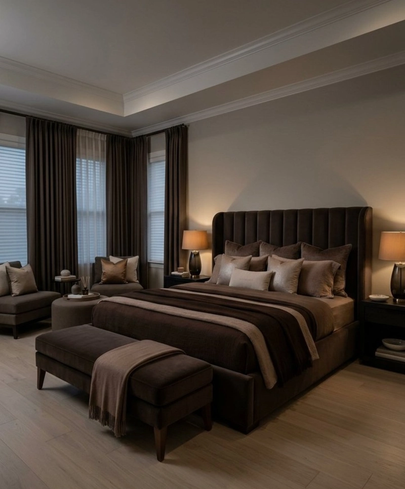 Dark Velvet Upholstery