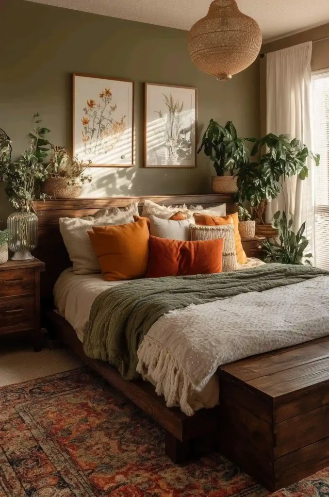 Deep Woods and Burnt Orange Layers
