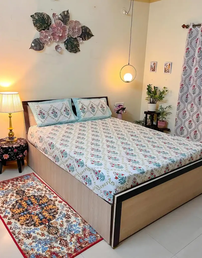 Mixed Patterns and Warm Metal Accents