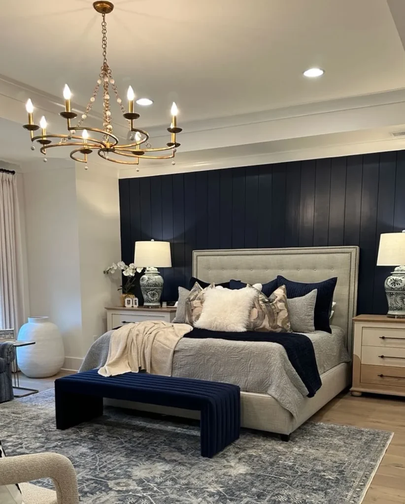 Navy Panel Quiet Luxury