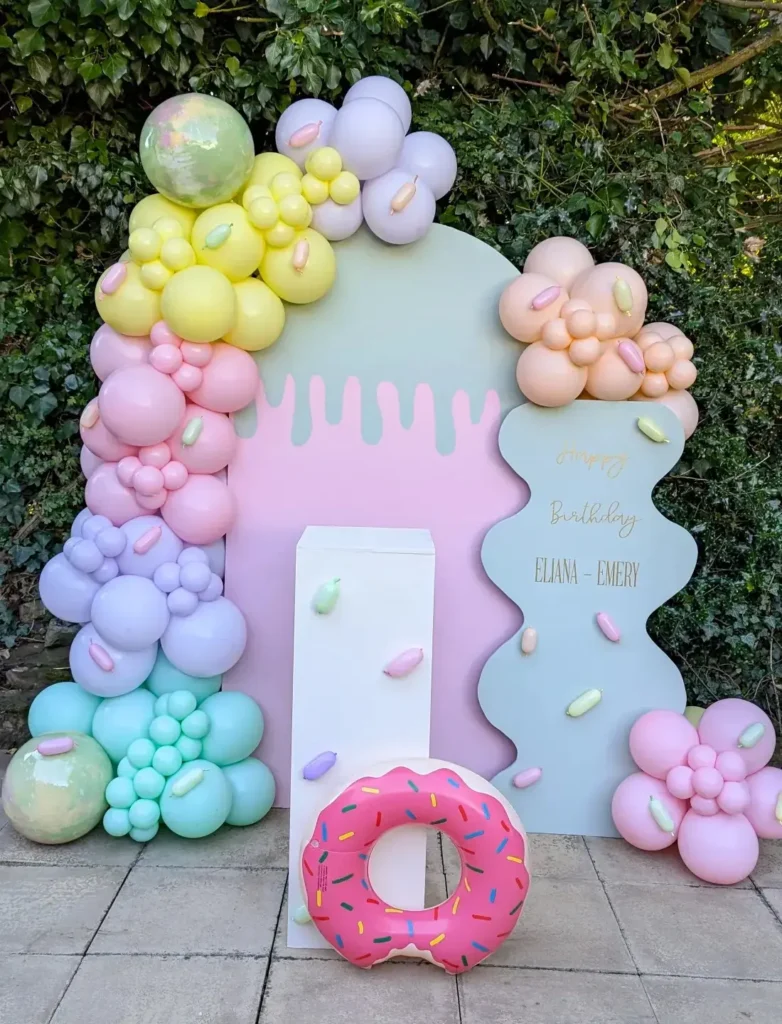 Outdoor Birthday Setup