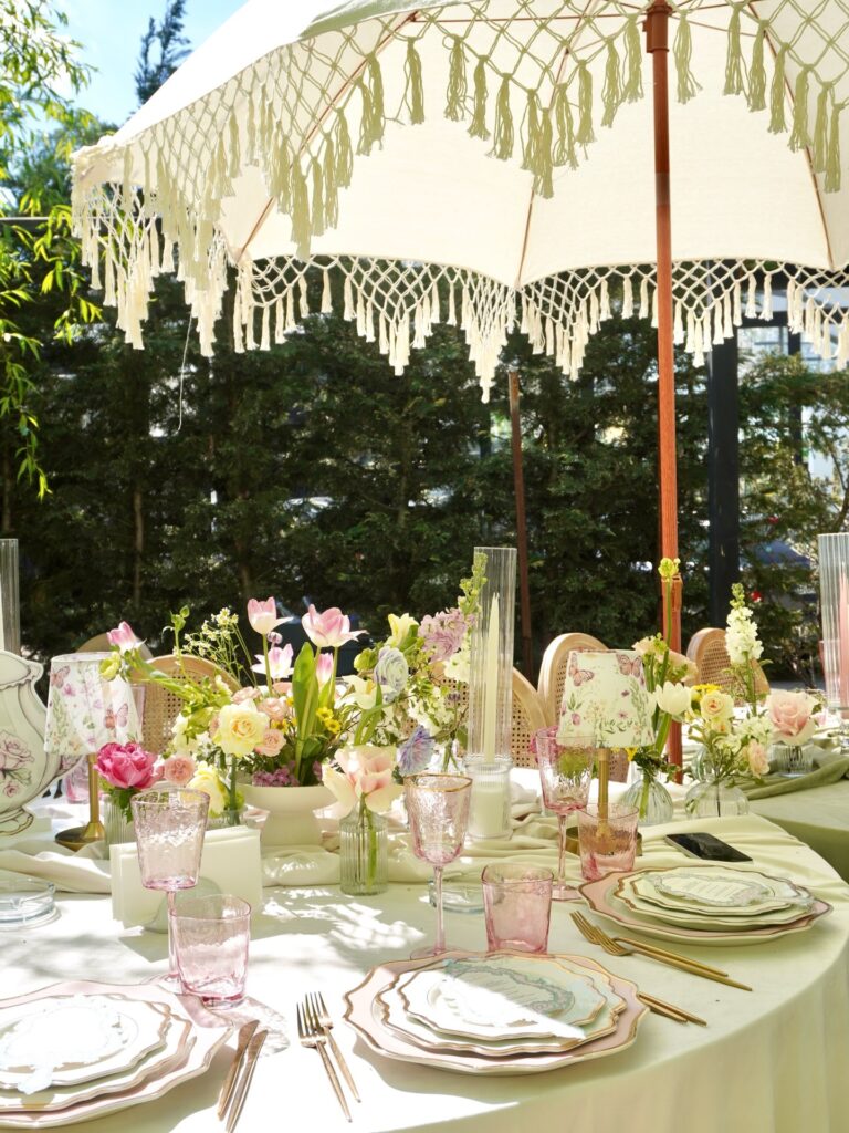 Parisian Garden Tablescape