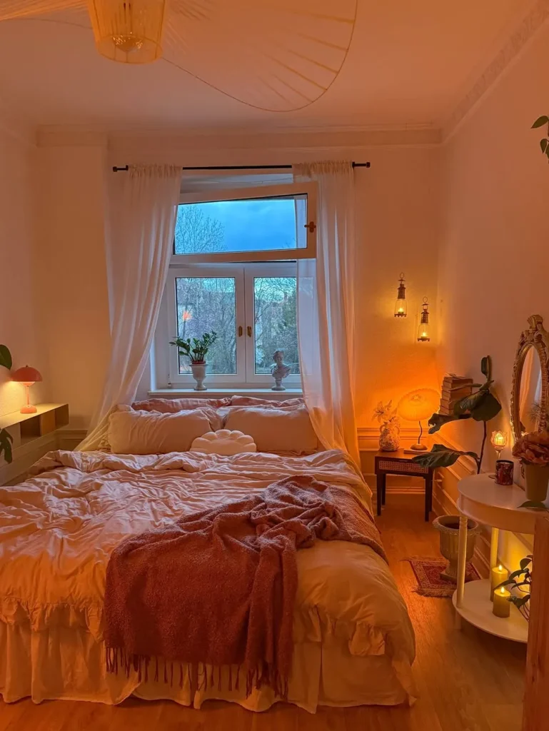 Ruffled Bedding Amber Glow