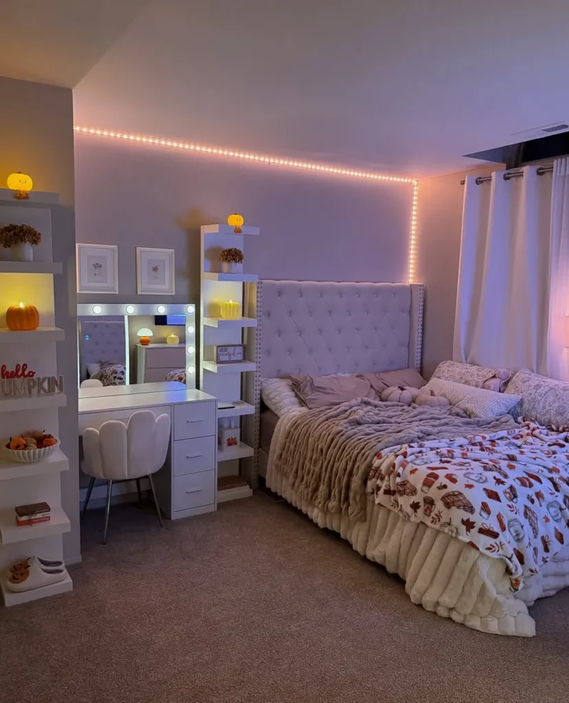 Seasonal Accents and Tufted Upholstery