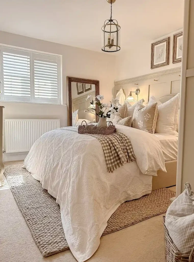Textured Neutrals and Brass Accents