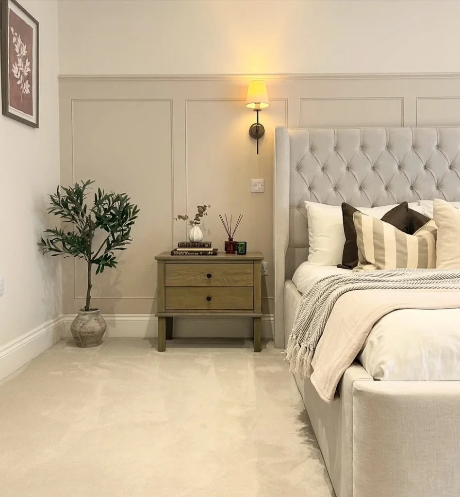Tufted Fabric Headboard