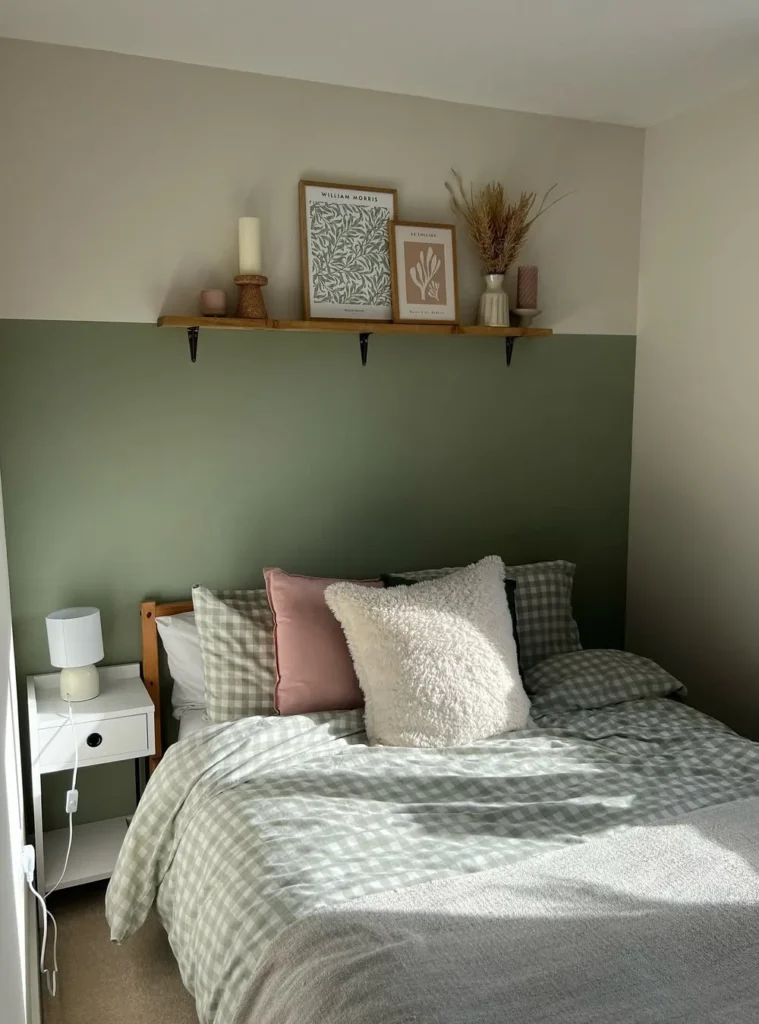 Two Tone Walls and Playful Gingham Patterns