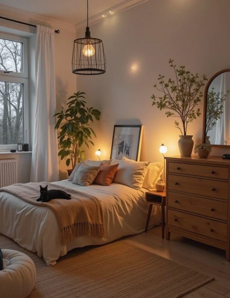 Warm Ambient Light And Oak