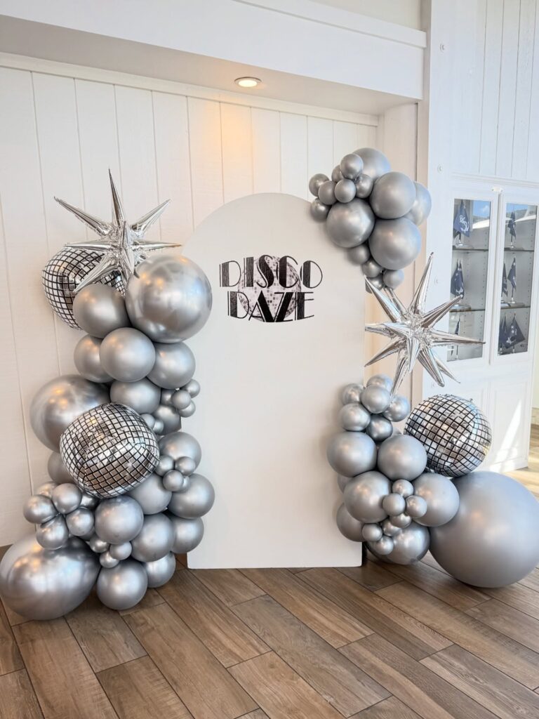 Y2K Balloon Arch & Panel Display