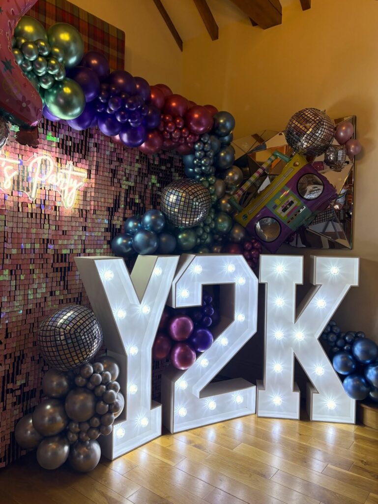 Y2K Marquee Letter Display