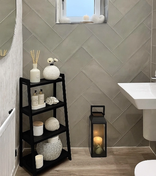 Black Ladder Shelf Storage