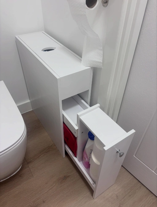 Slim Toilet-Side Storage Tower