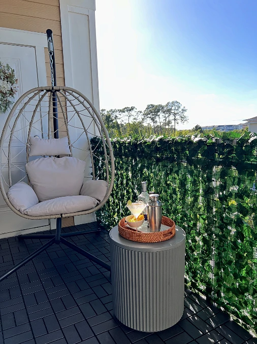 A Private Hanging-Chair Retreat