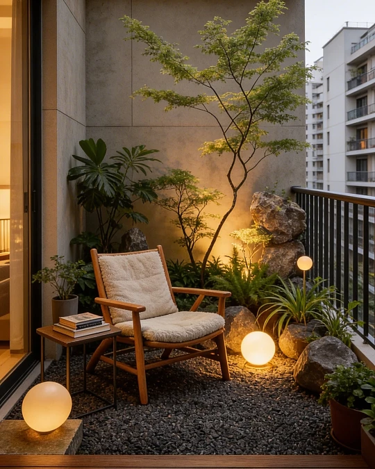 Zen Garden Reading Balcony