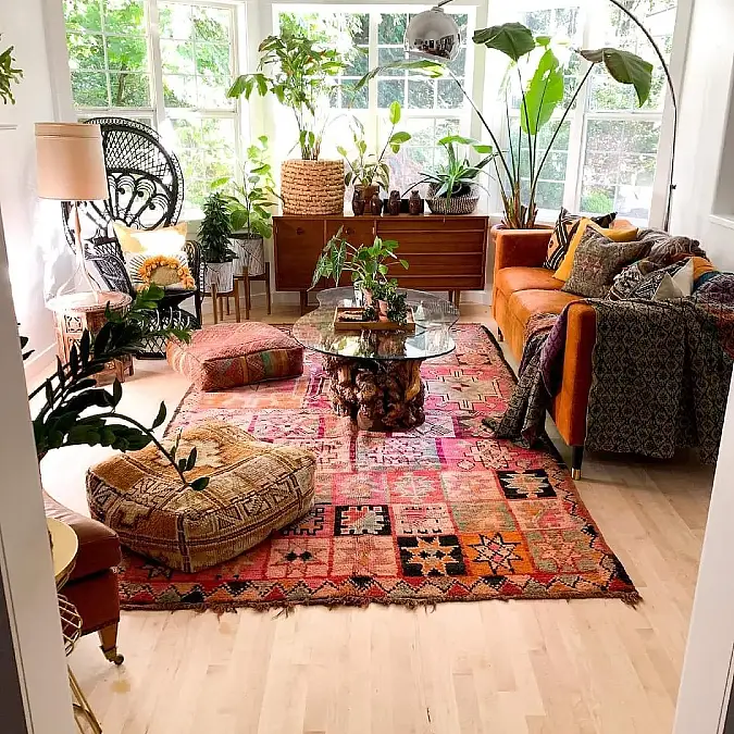 A Colorful Plant-Filled Sunroom