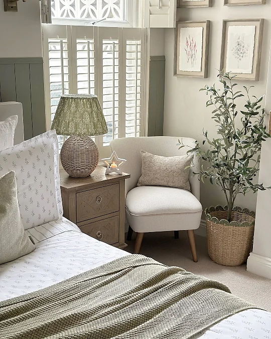 Sage Green Bedside Layers