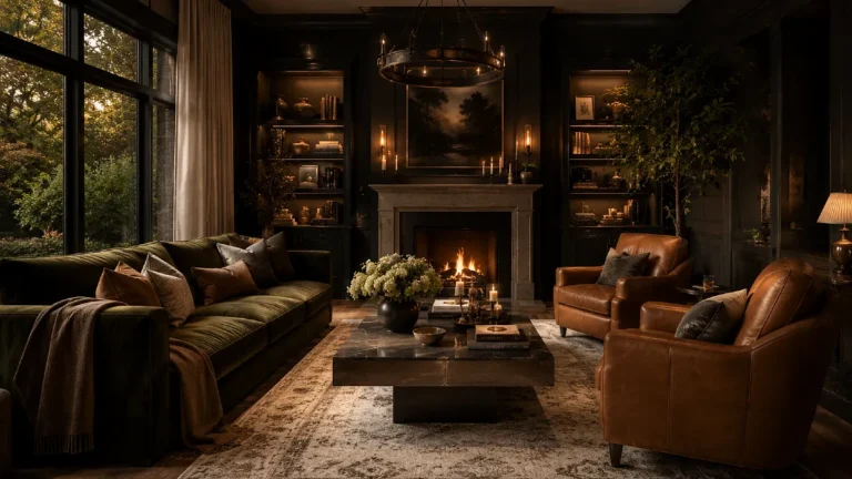 18 Moody Living Room Ideas That Feel Bold, Rich and Surprisingly Cozy