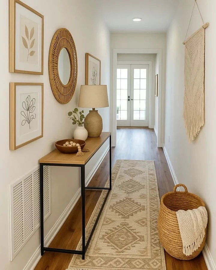Slim Console Hallway Storage