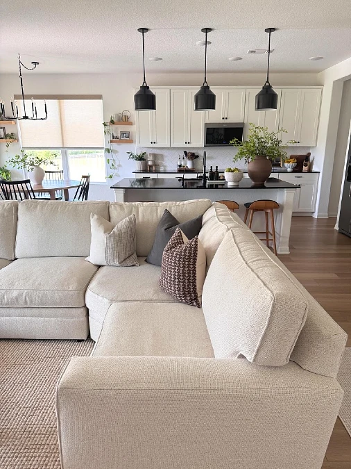 A Casual Open-Plan Living Area