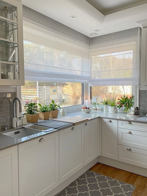 Bright Corner Kitchen Window