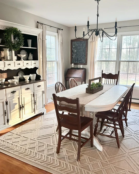 Vintage Farmhouse Dining Room