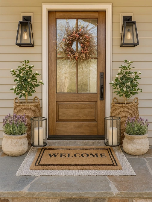 A Welcoming Farmhouse Front Porch