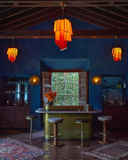 Moody Blue Cocktail Room