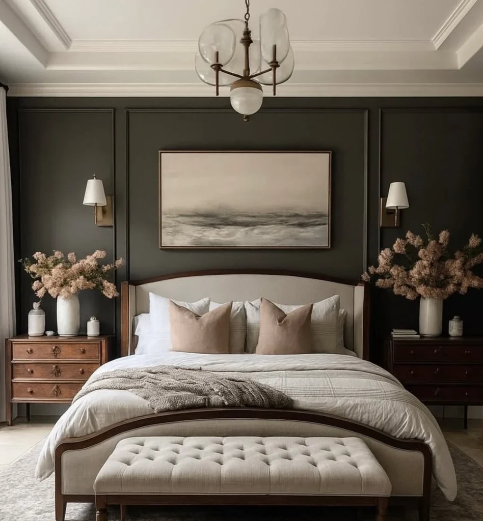 Moody Wall Paneling