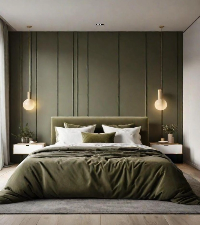 Vertical Wall Paneling and Globe Pendants