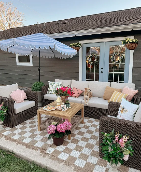 Pastel Spring Patio Layers
