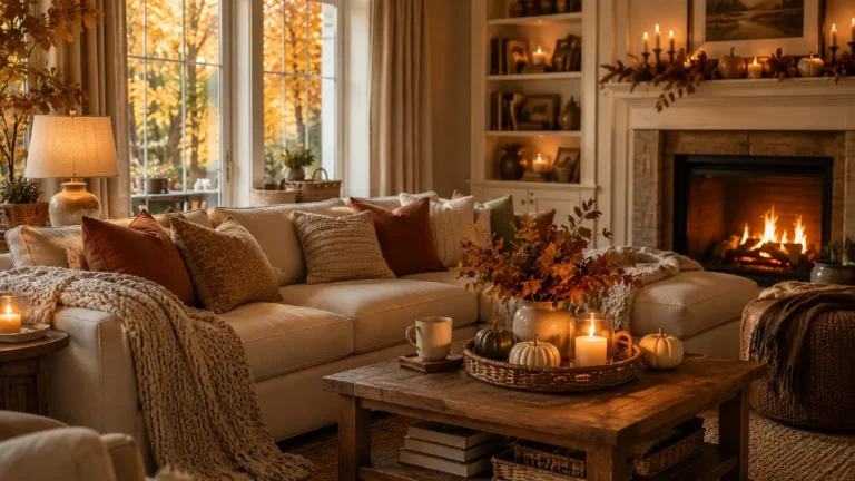 20 Cozy Fall Living Room Ideas for the Snuggliest Season
