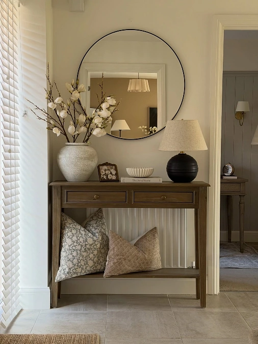 Magnolia Branches and Warm Wood